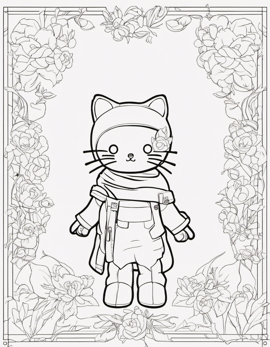 hello kitty coloring pages