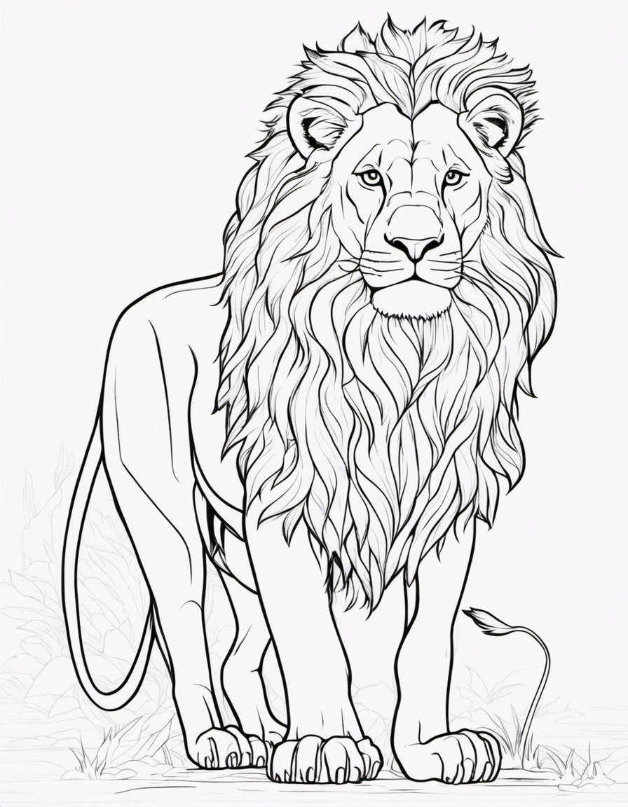 lion coloring pages