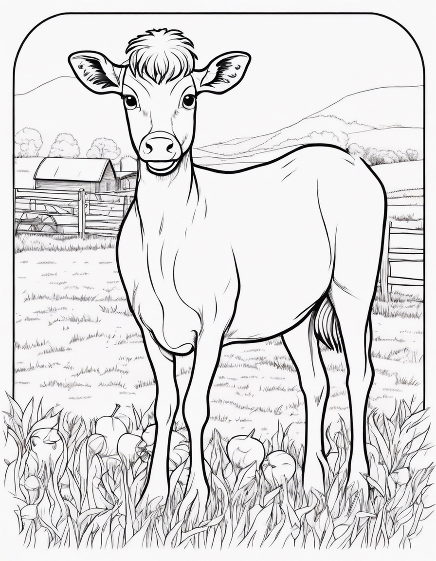 farm animals coloring pages