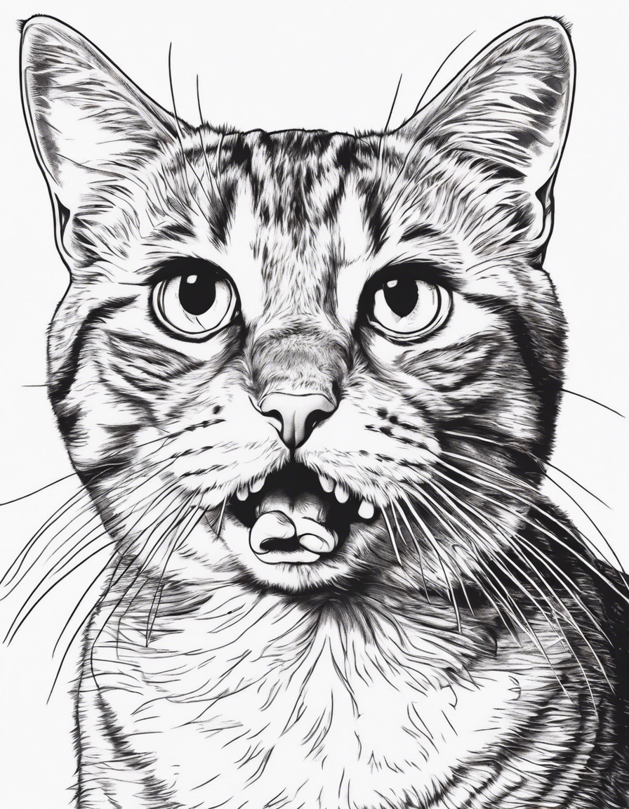 cat coloring pages