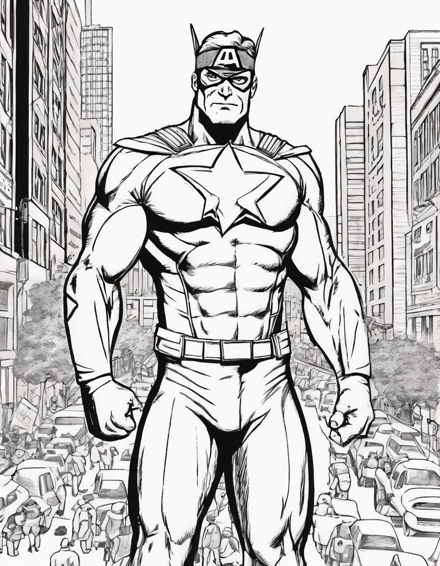 superhero coloring pages