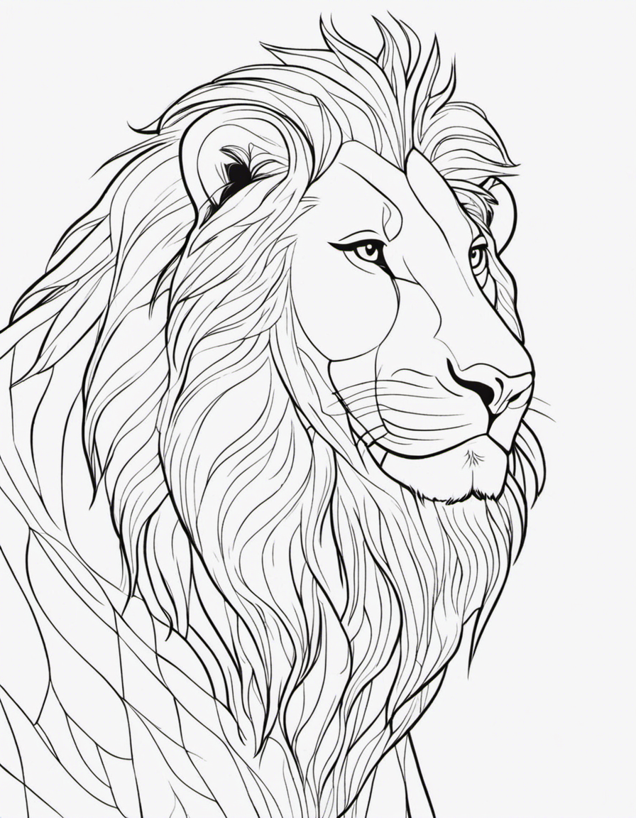 lion coloring pages