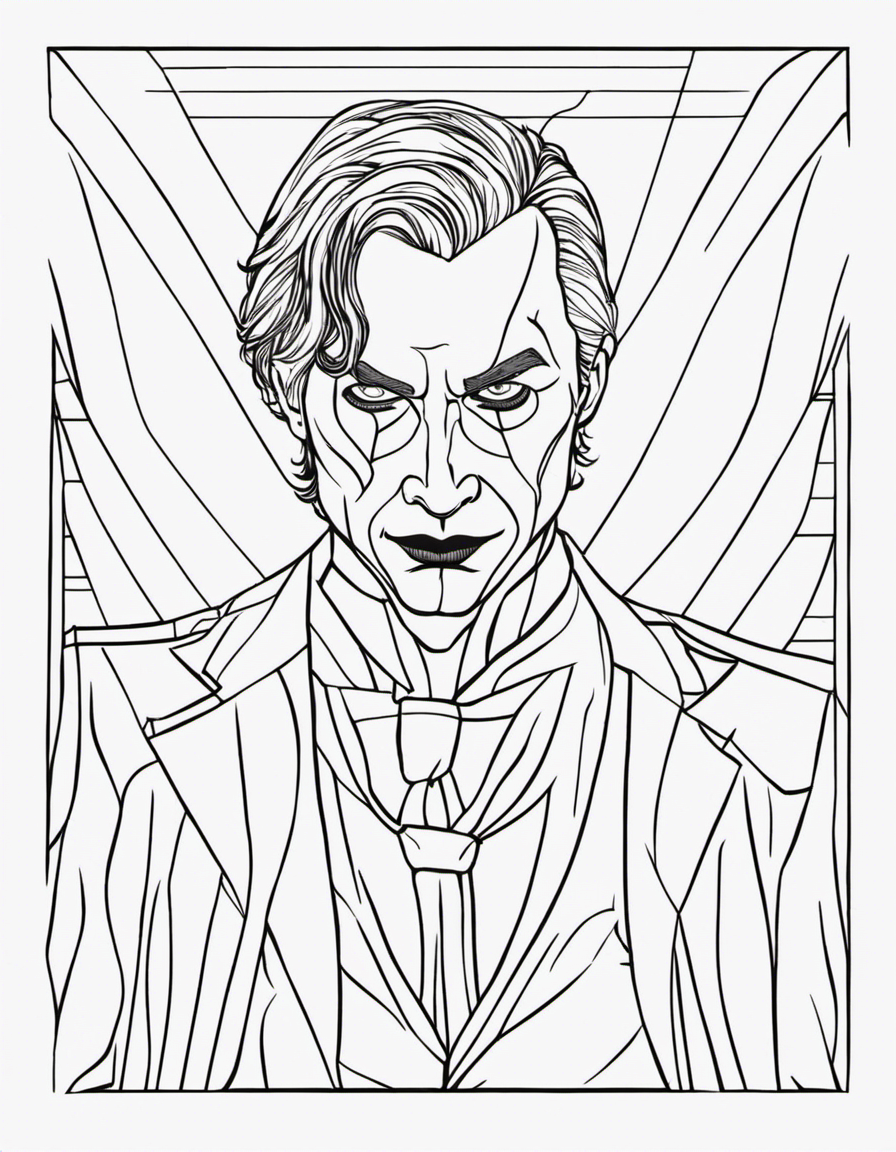 joker for adults coloring page