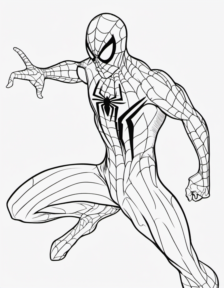 spider man coloring pages