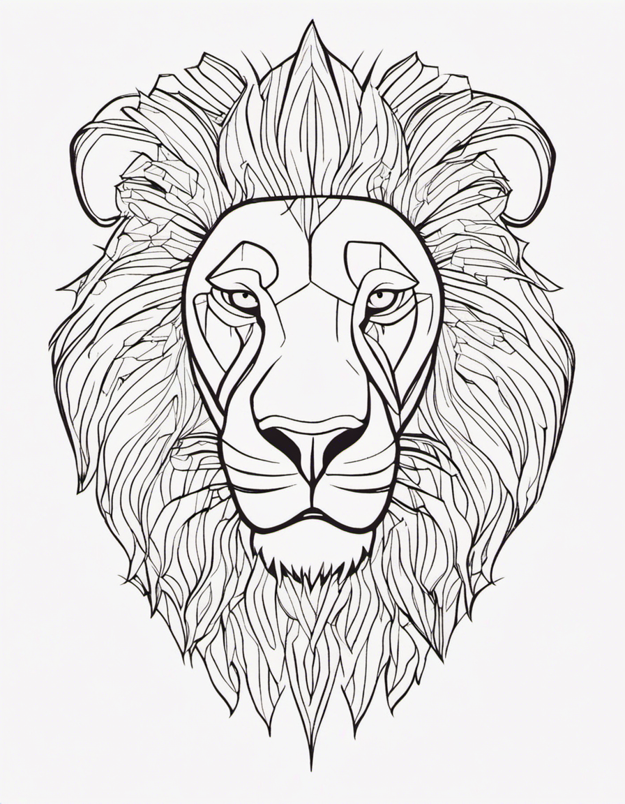 lion king for adults coloring page
