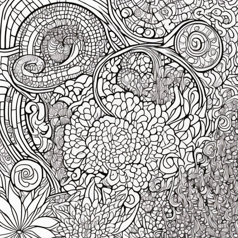 zentangle coloring  book  coloring page