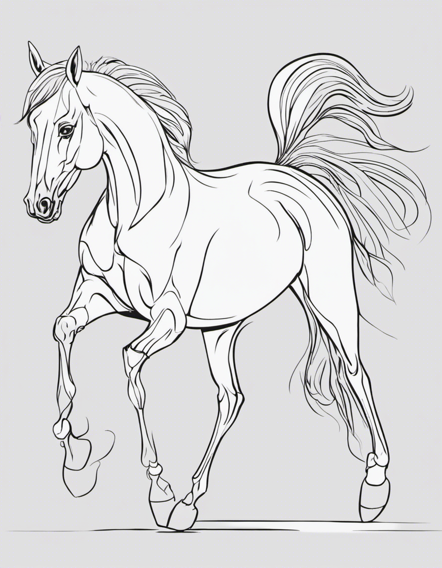 horse coloring pages