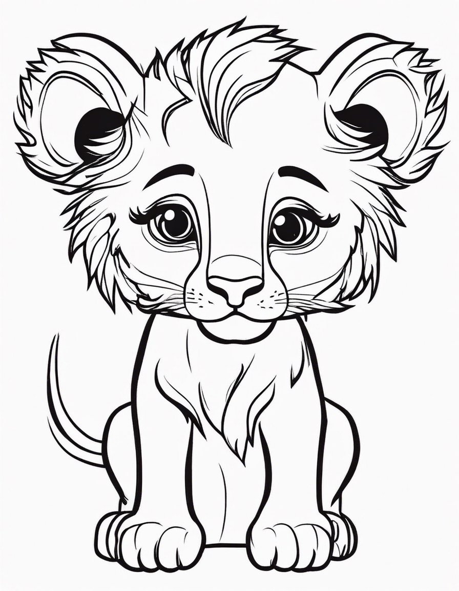 lion coloring pages