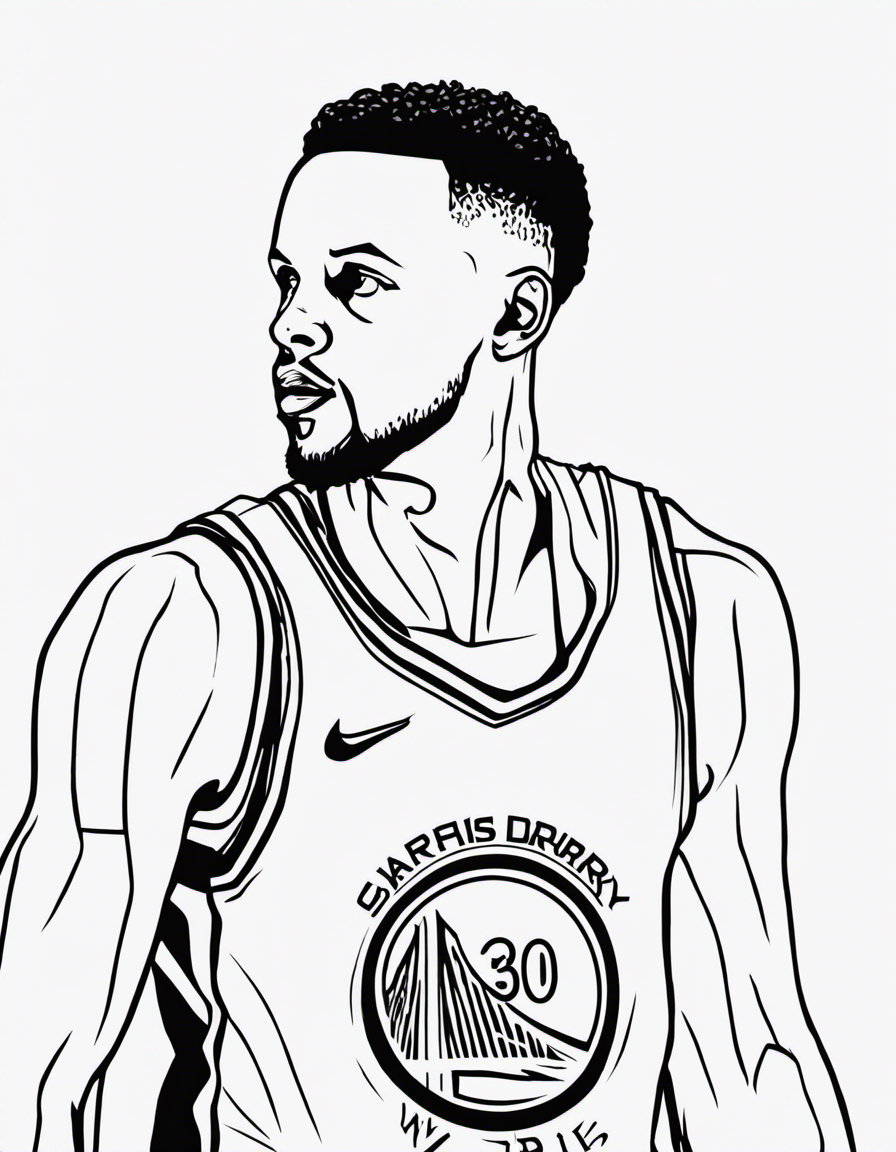 steph curry in uniform