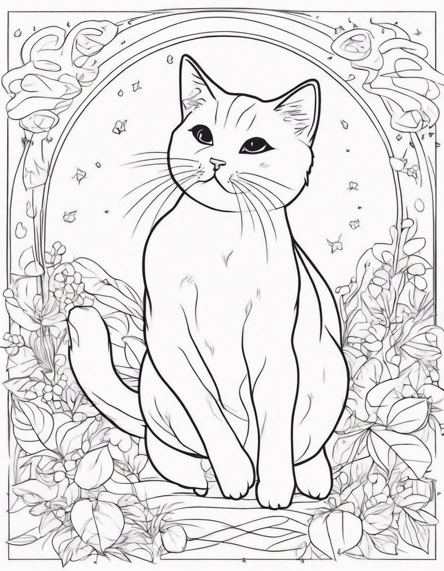 cat coloring pages