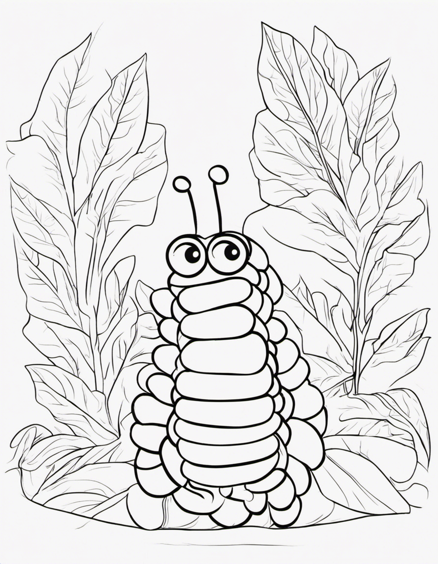 cartoon caterpillar