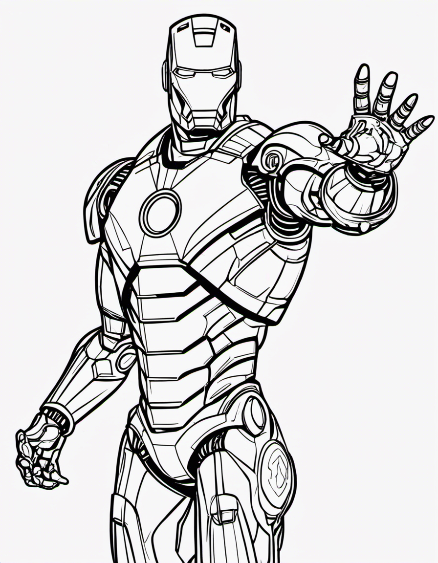 cartoon iron man