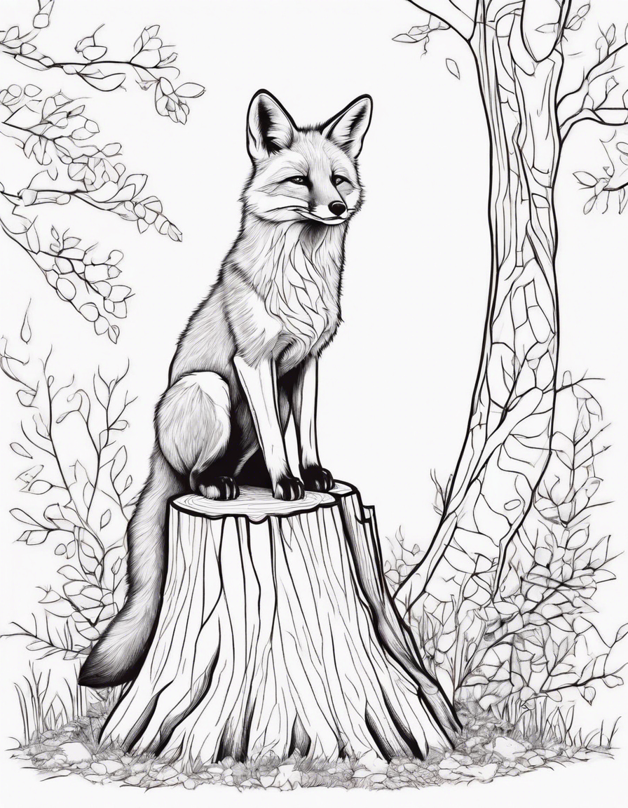 tree coloring pages