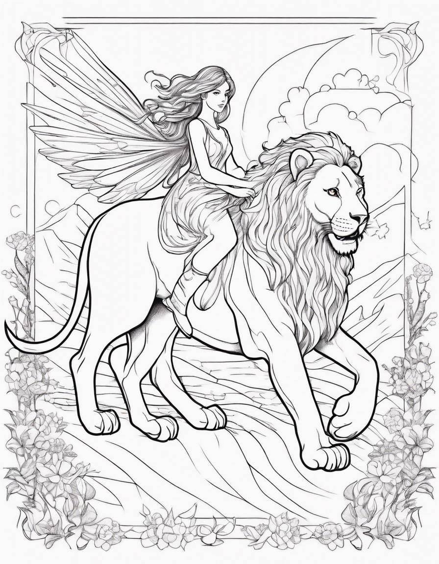 fairy coloring pages