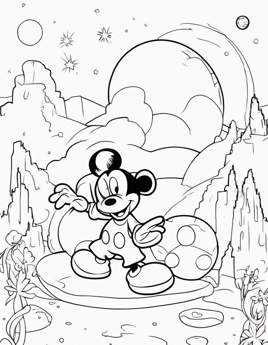 mickey mouse coloring pages