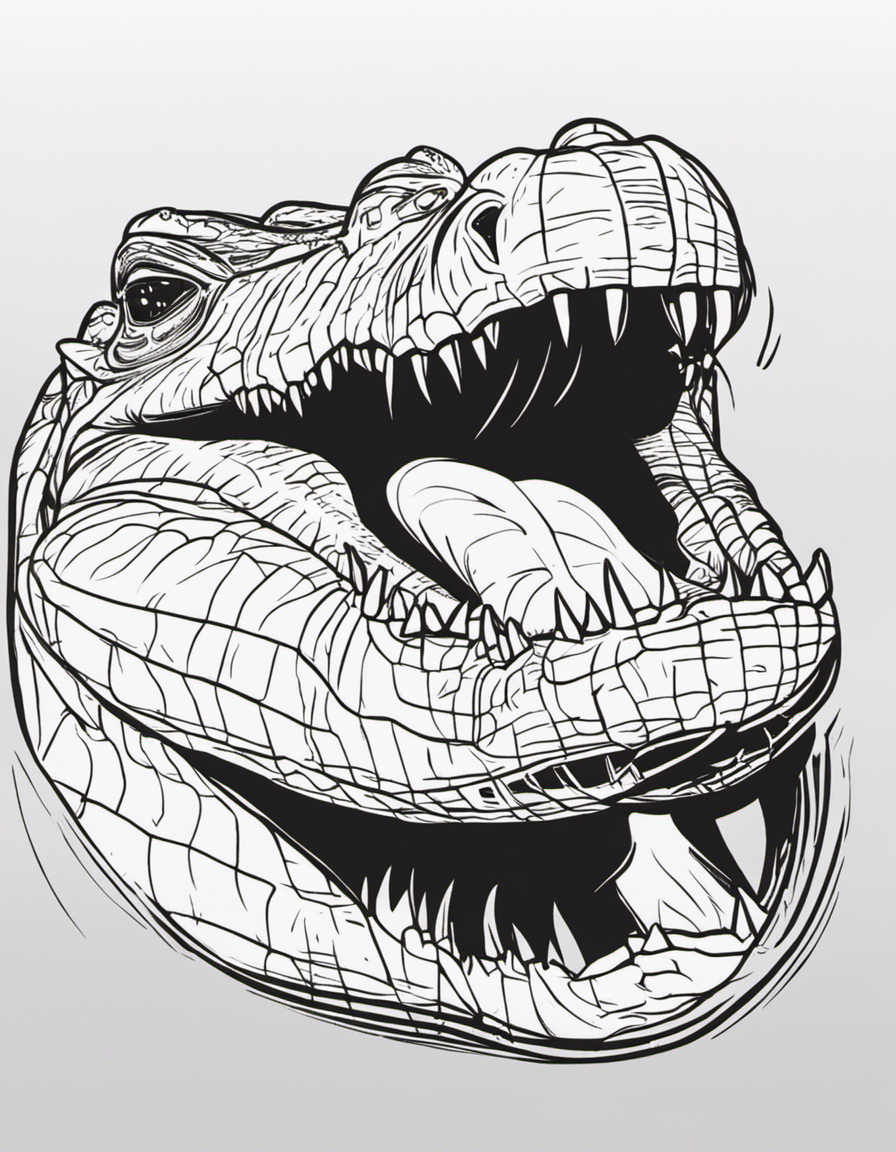 realistic crocodile