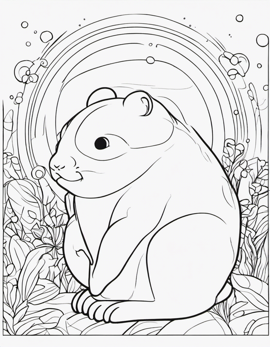 realistic squishmallow coloring page