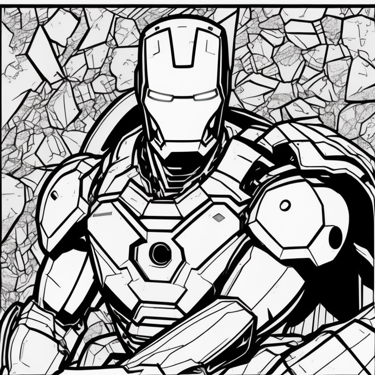 iron man coloring pages