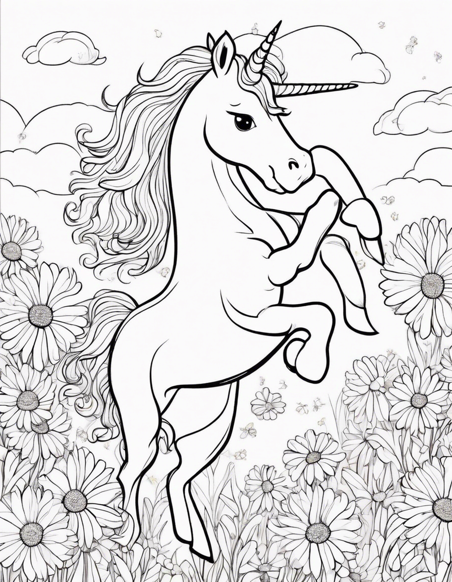 daisy coloring pages