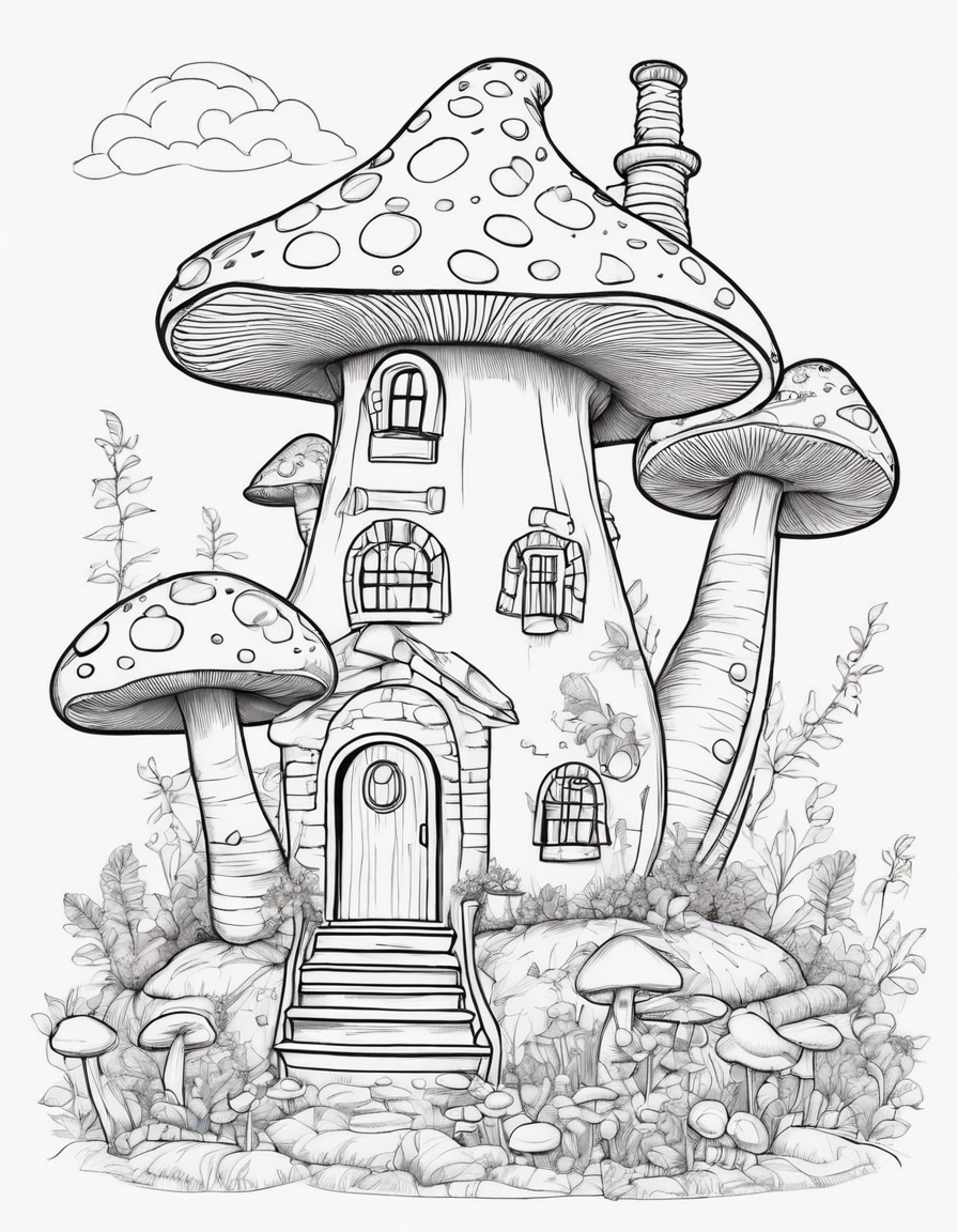 house coloring pages