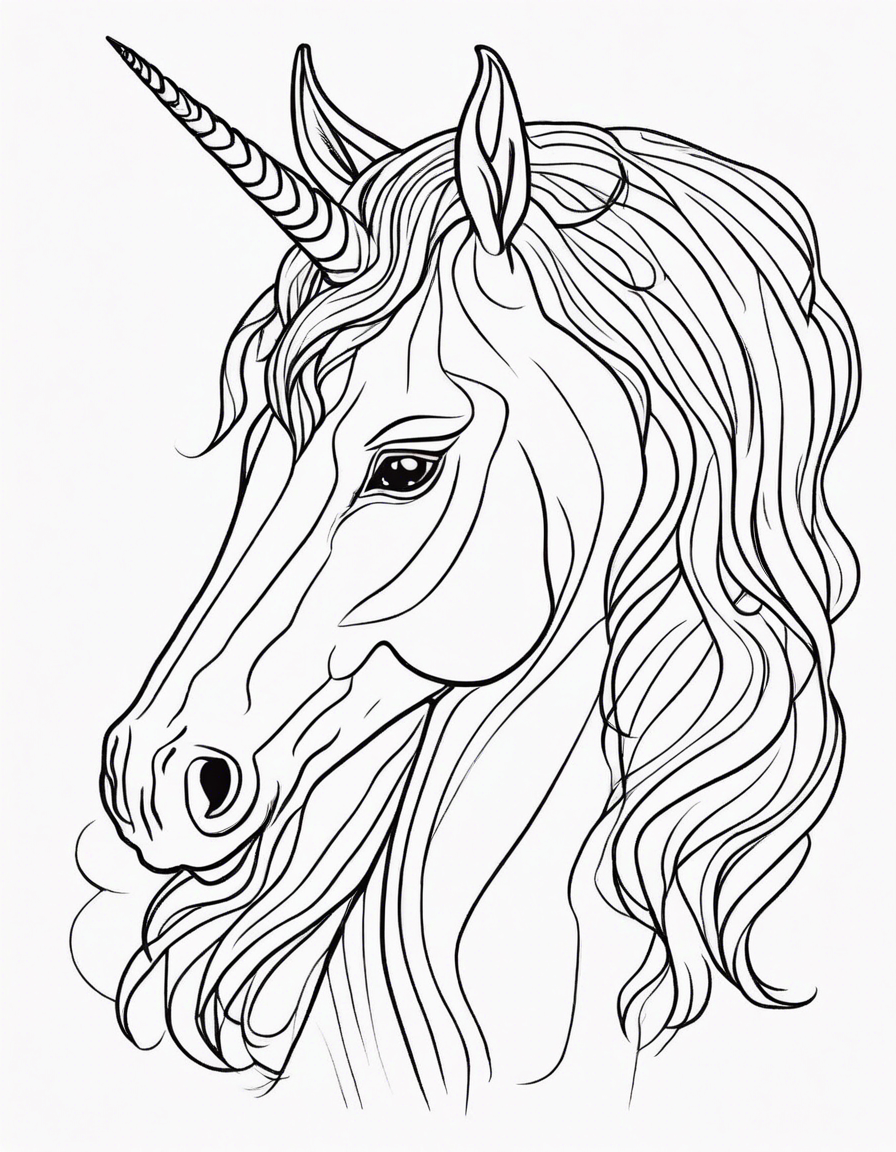 unicorn coloring pages