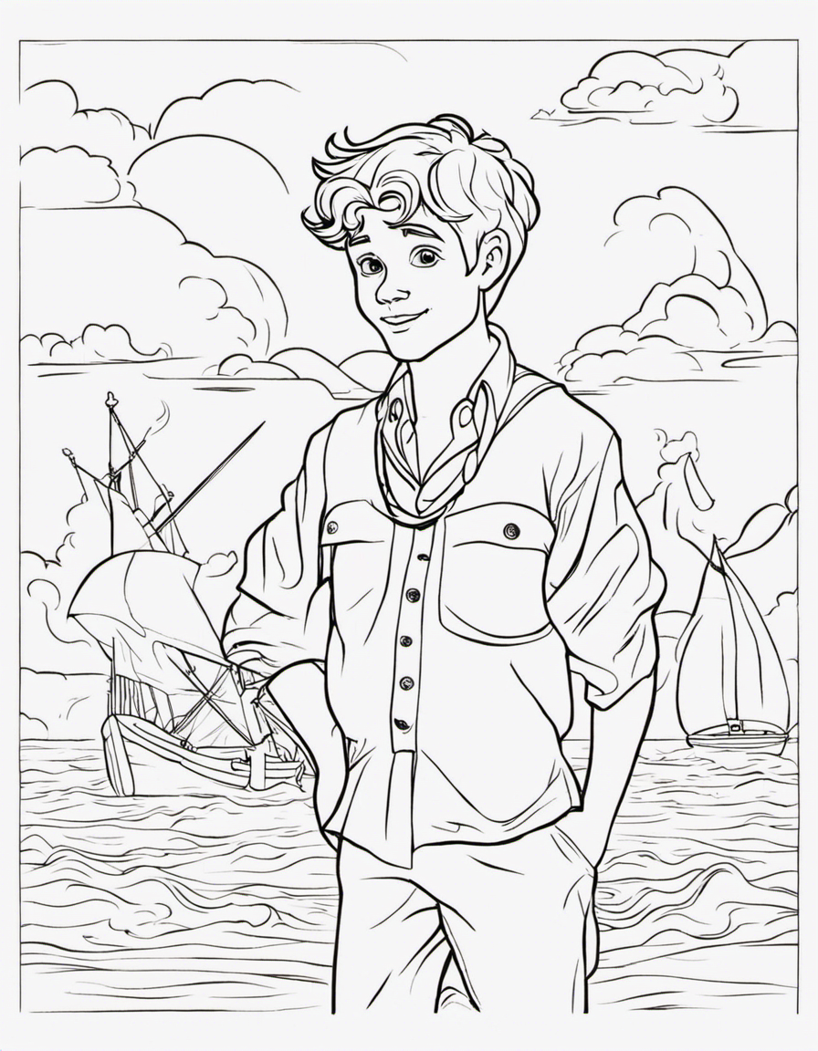 peter pan coloring page