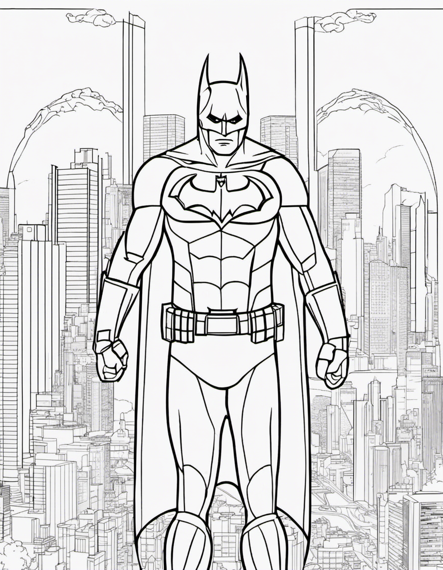 batman  coloring page