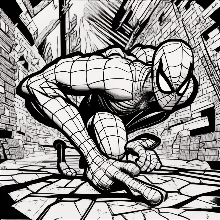 Spiderman  coloring page