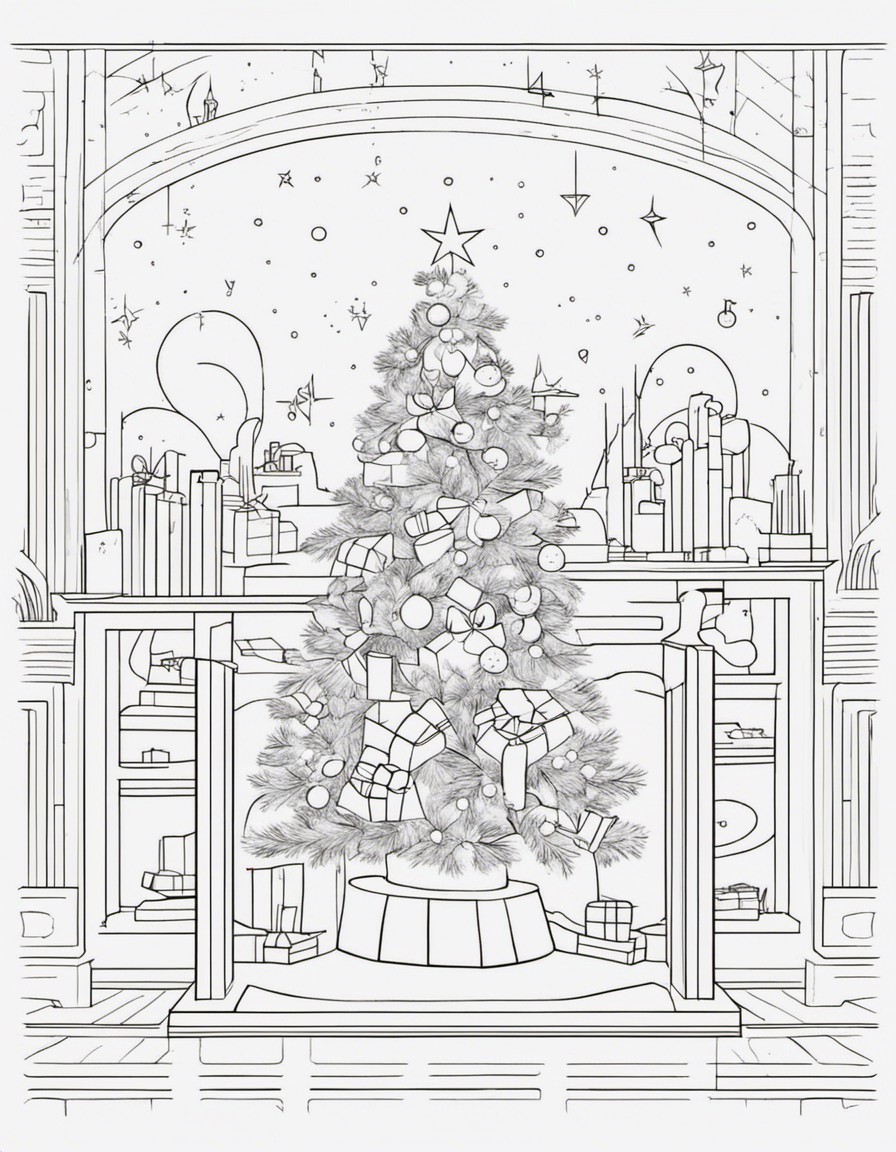 Merry Christmas  coloring page