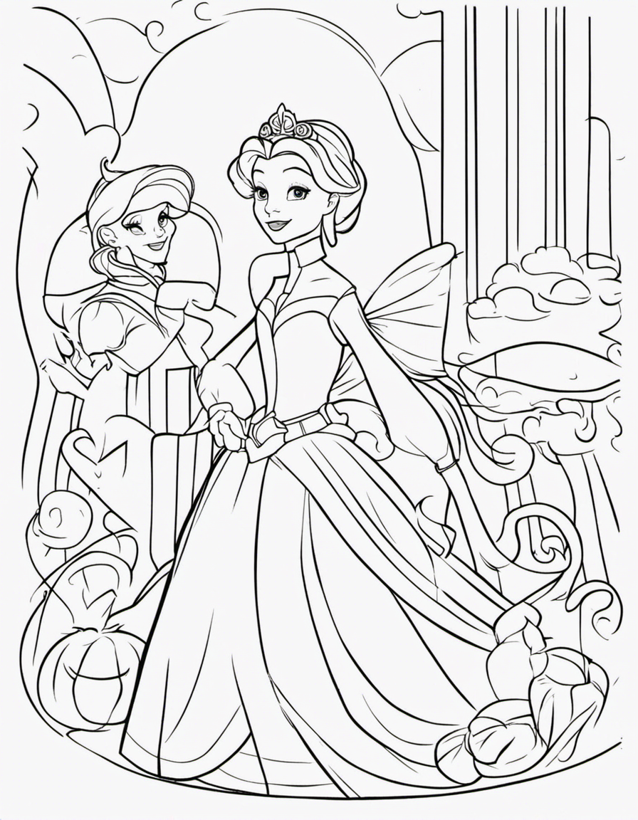 cute disney for children coloring page