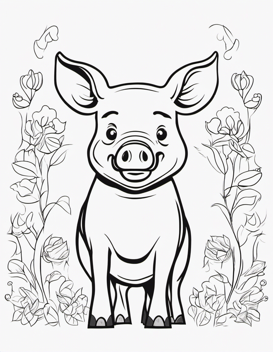 cartoon pig