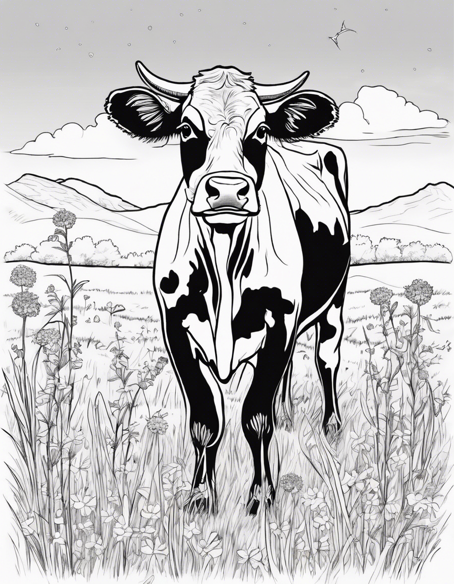 cow coloring pages