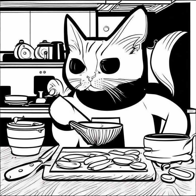 cat coloring pages