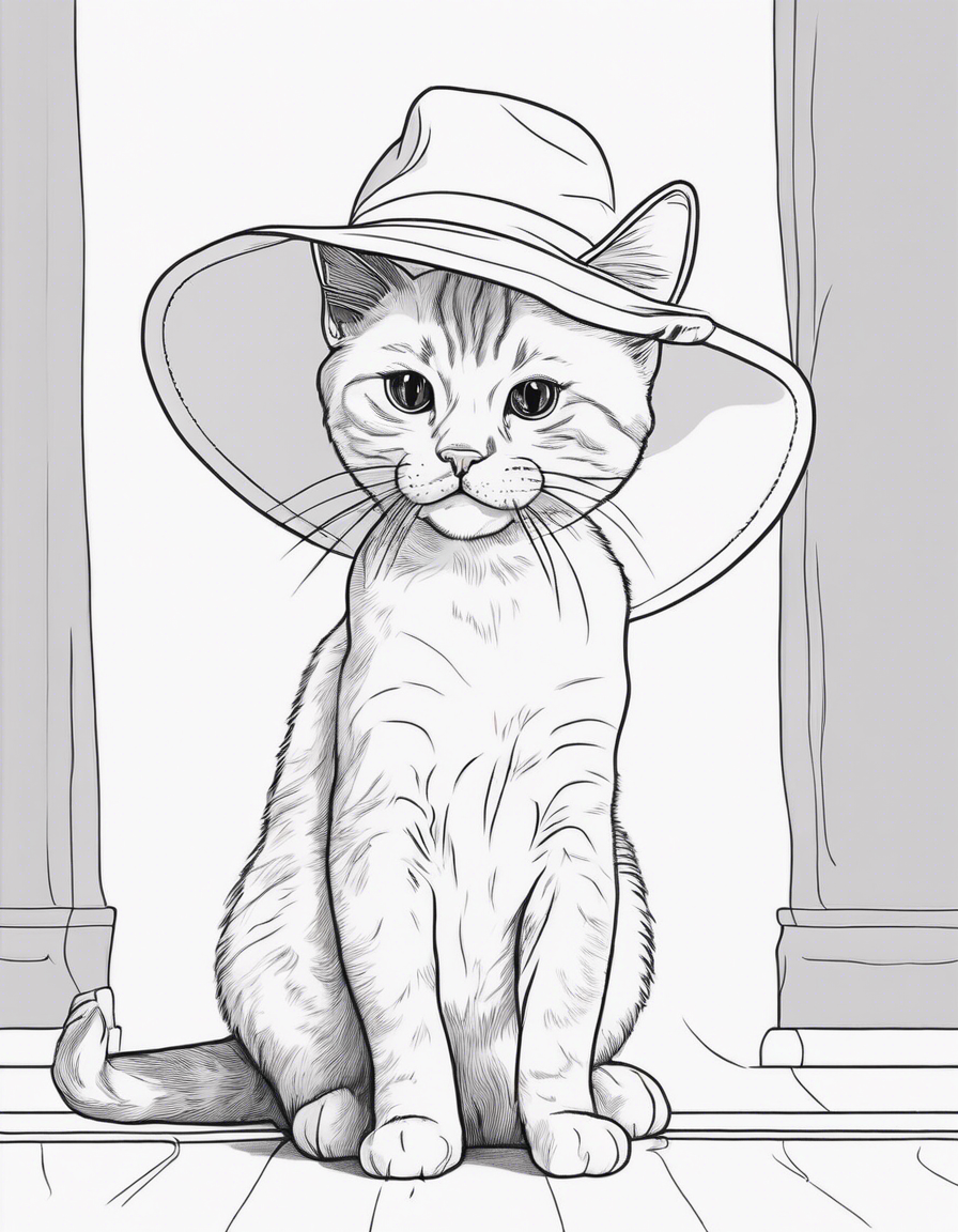 cat coloring pages