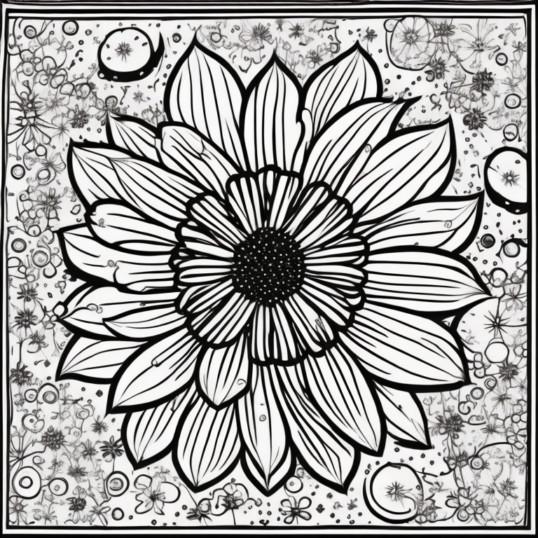 flower coloring pages