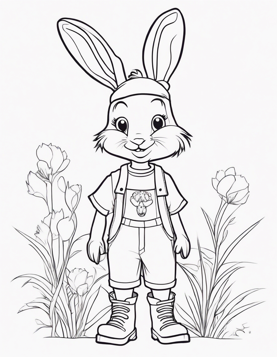 rabbit coloring pages