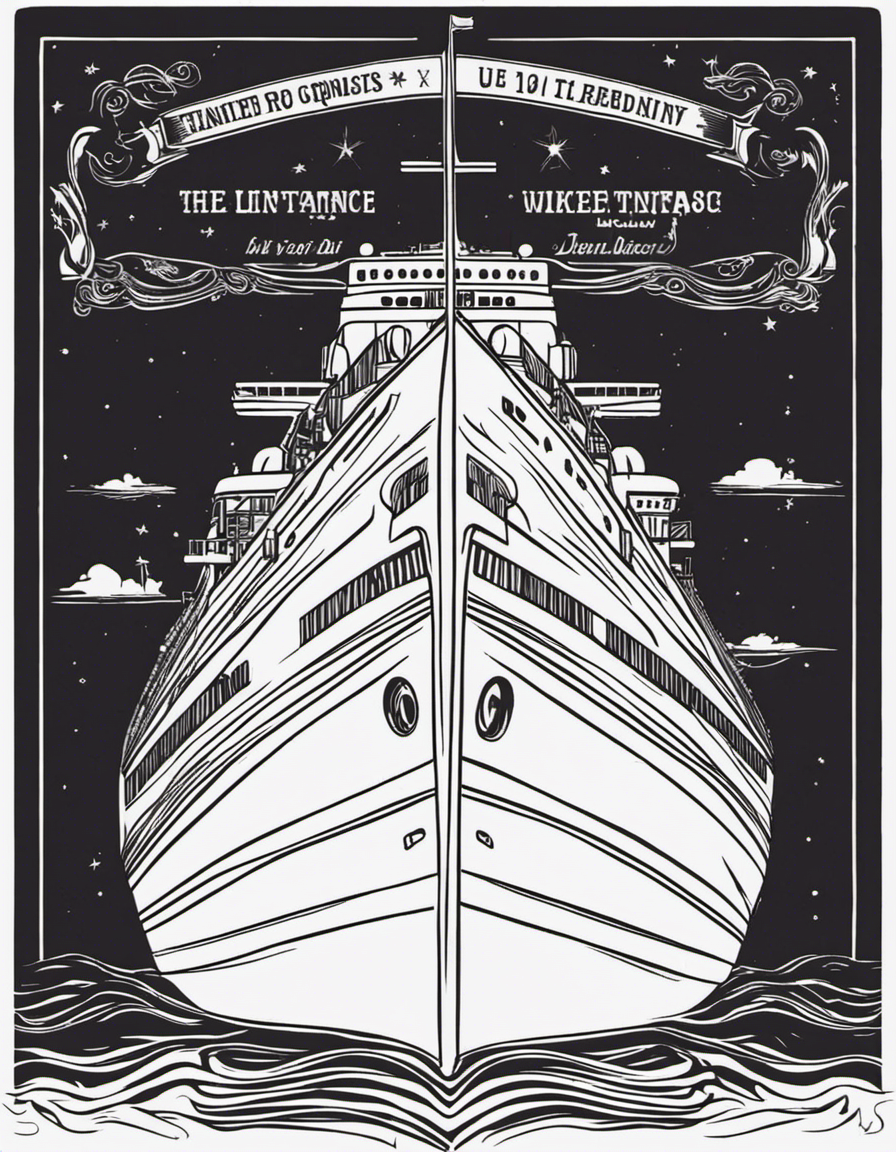 titanic coloring pages