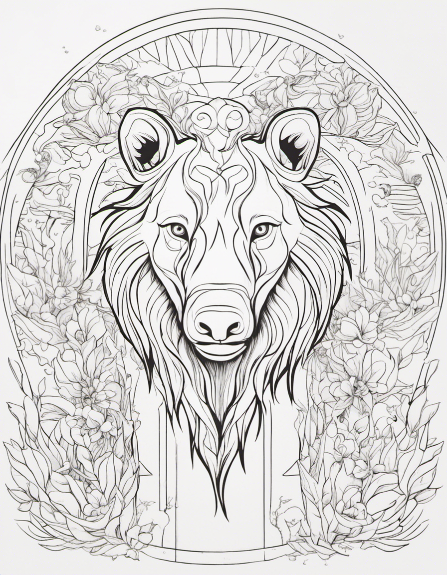 animal coloring page