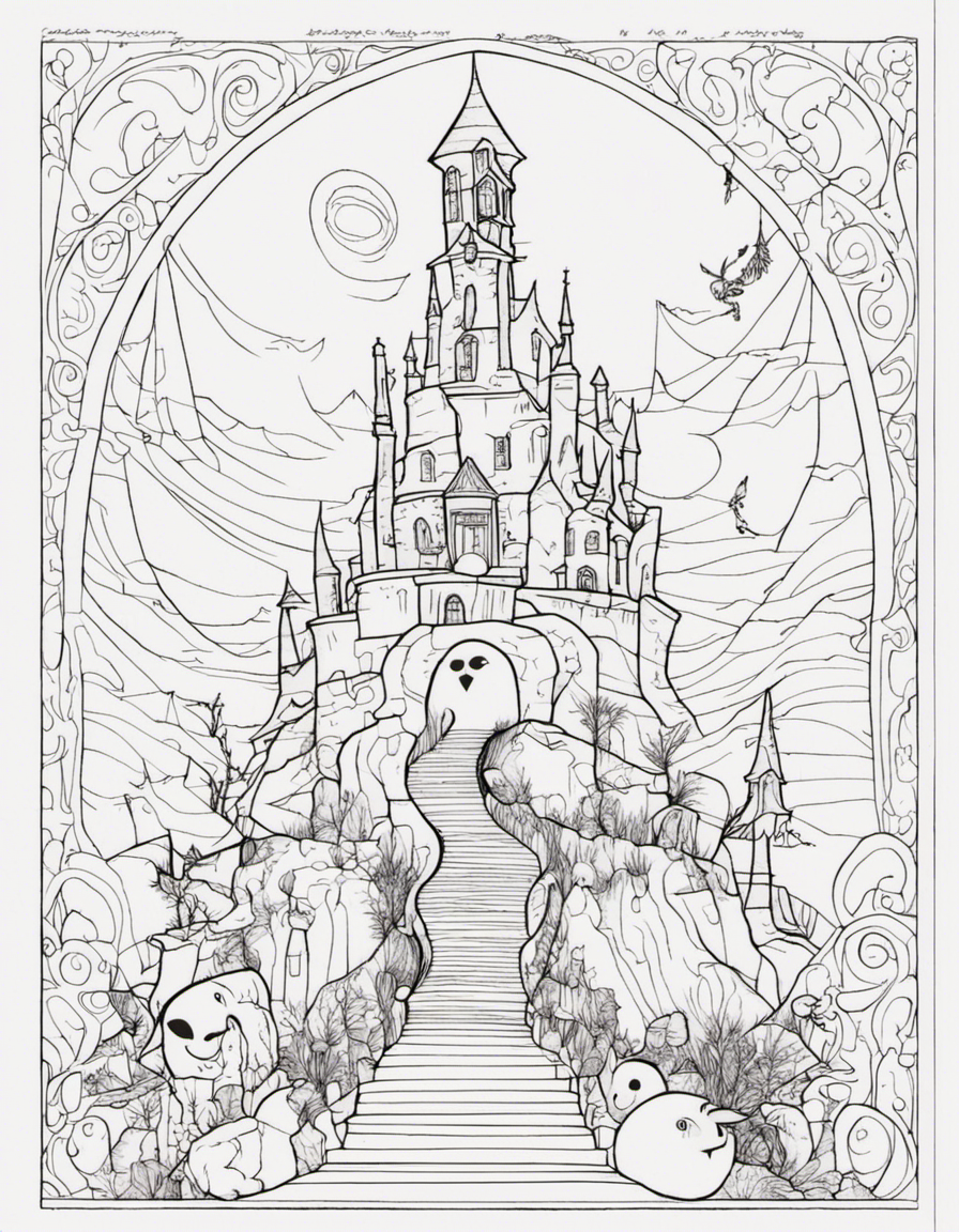 nightmare before christmas coloring pages