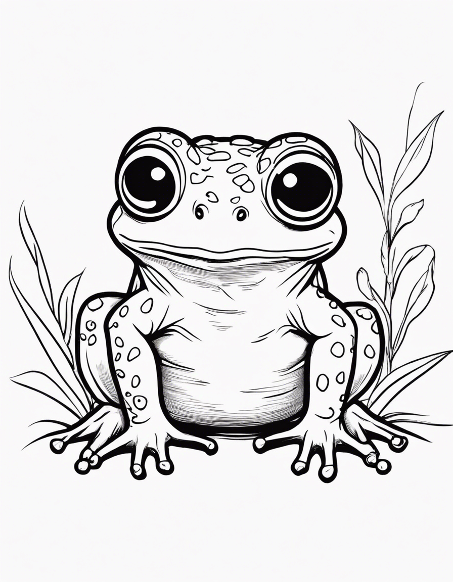 toad coloring pages