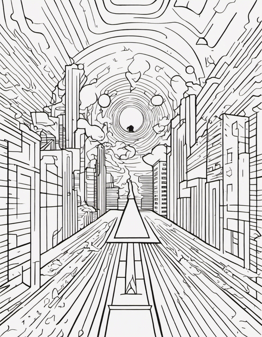 trippy for adults coloring page