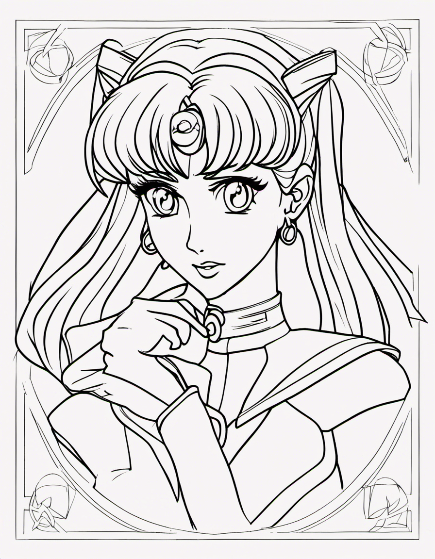 sailor moon coloring page