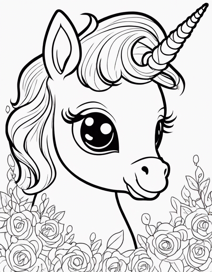 unicorn coloring pages