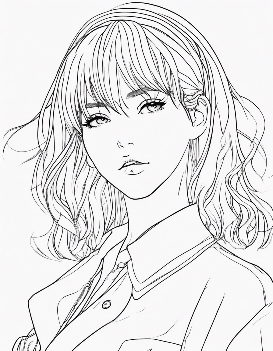 anime coloring pages