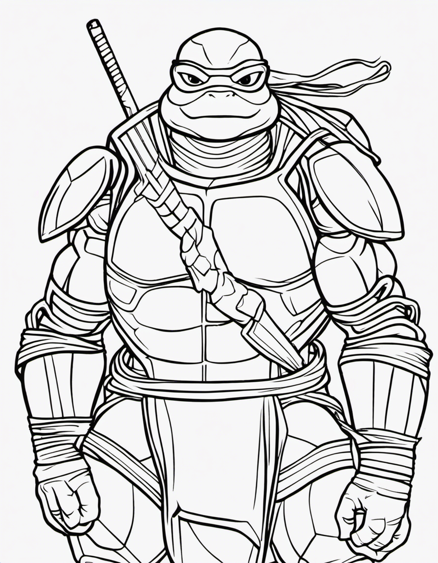 ninja turtles for adults coloring page