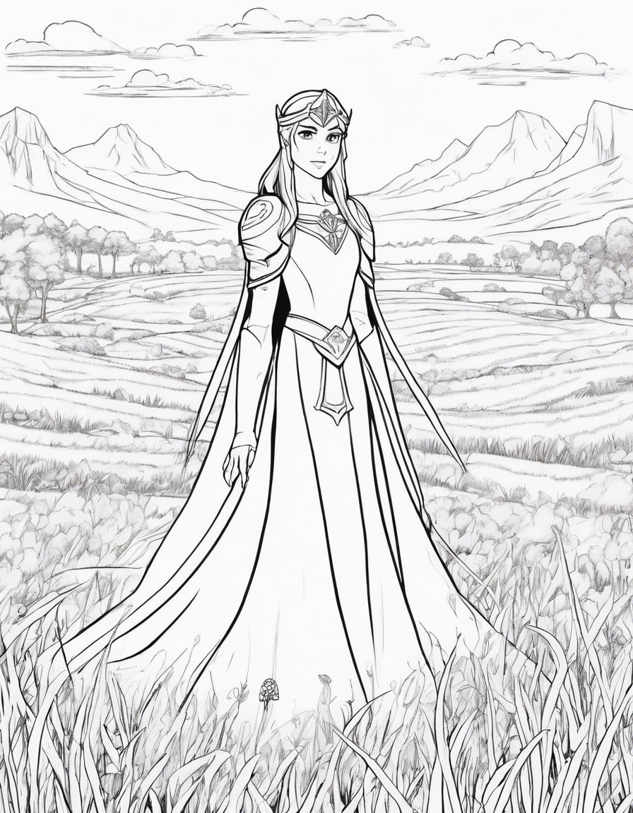 zelda coloring pages