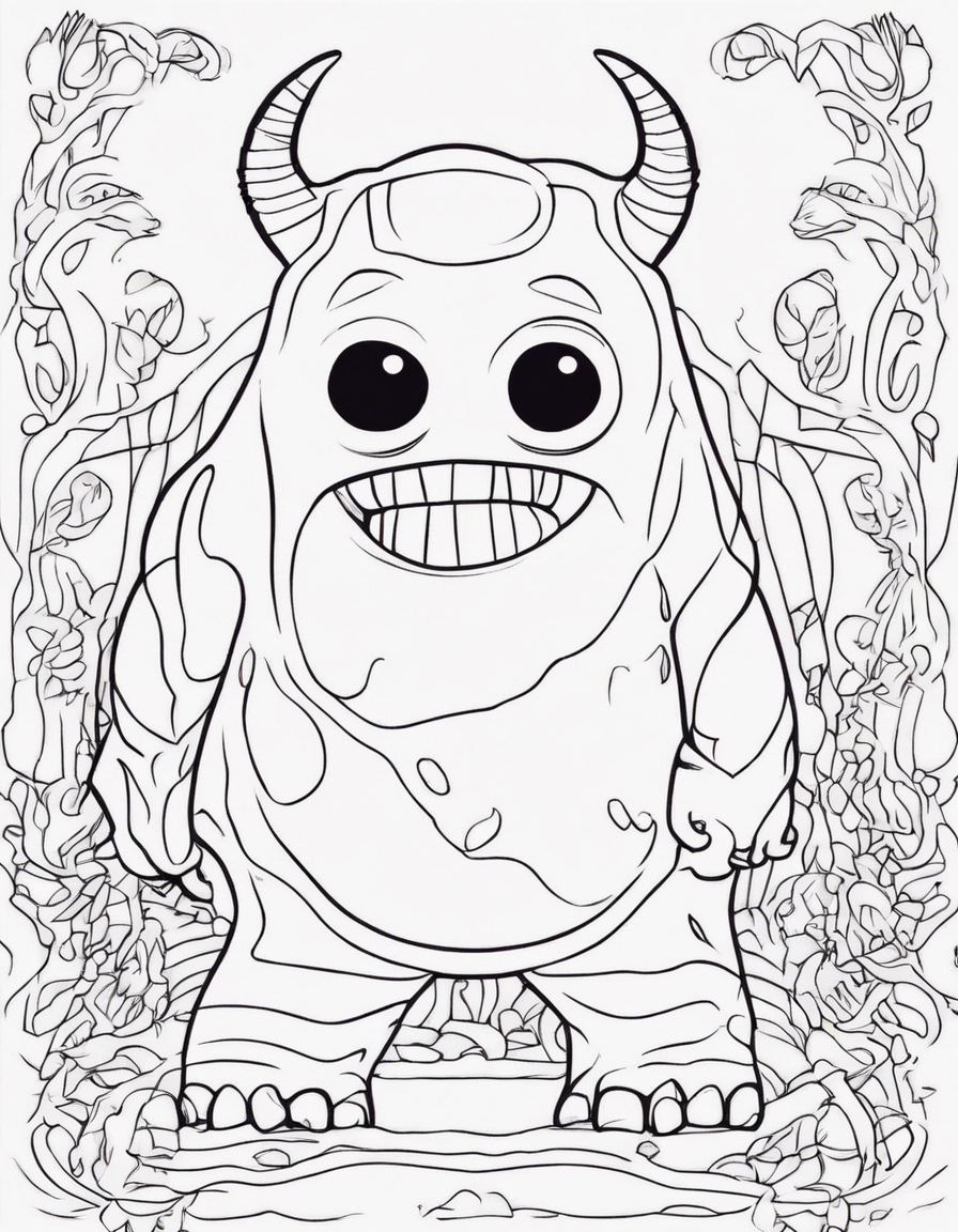 Monster Coloring Books coloring page