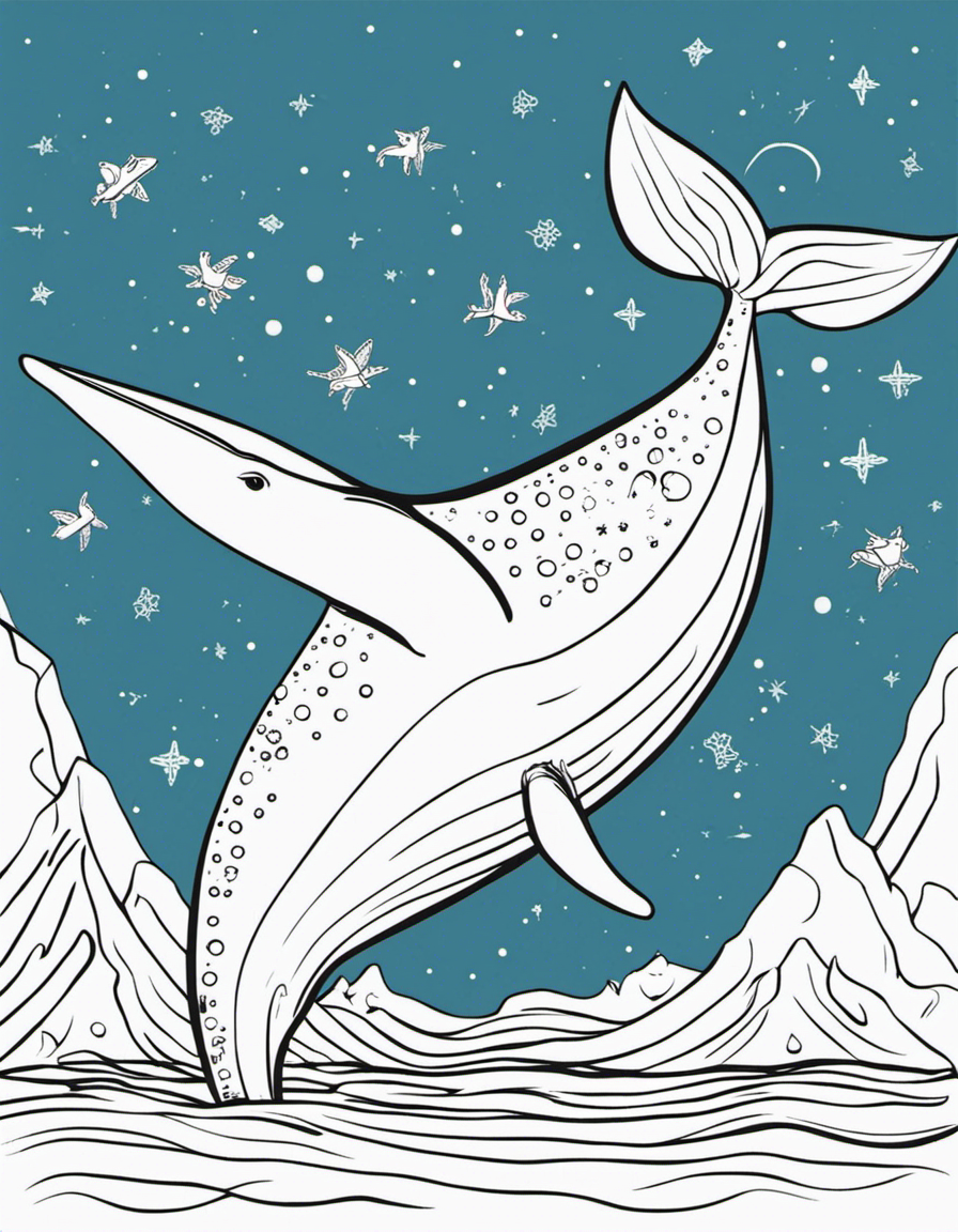 narwhal coloring pages