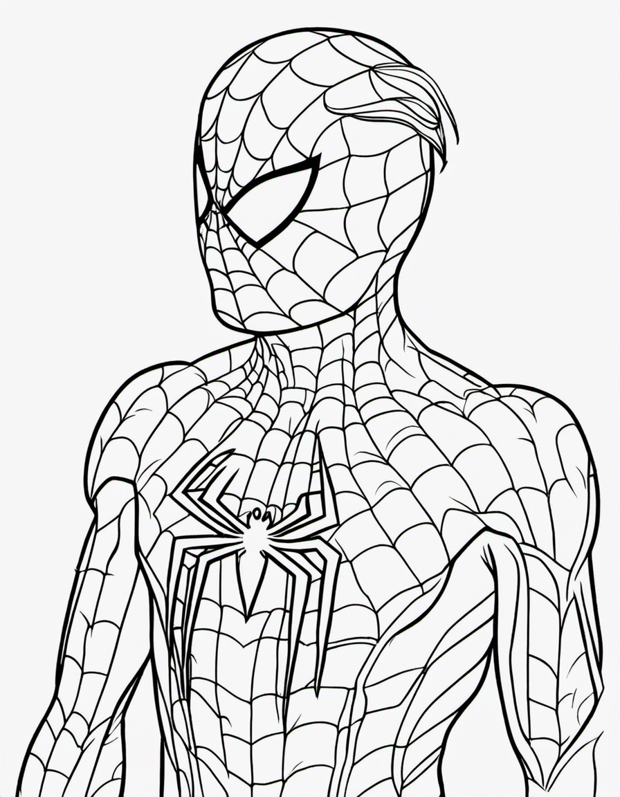 spider man coloring pages