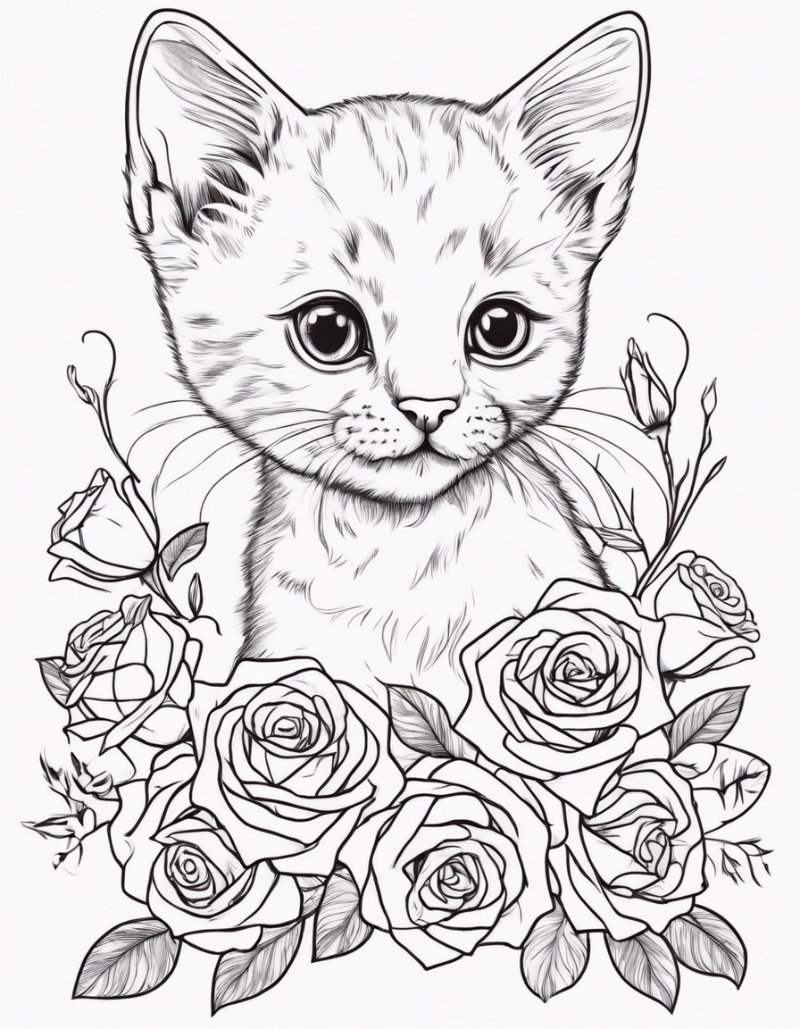 kitten coloring pages